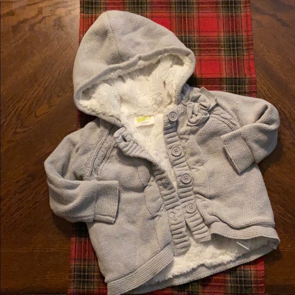 Knit Sweater Jacket 6-12 Months